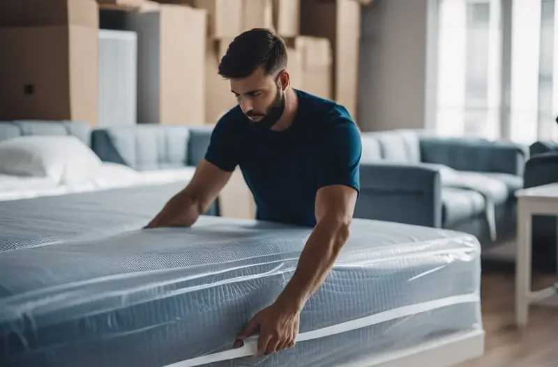 How to pack a mattress for storage