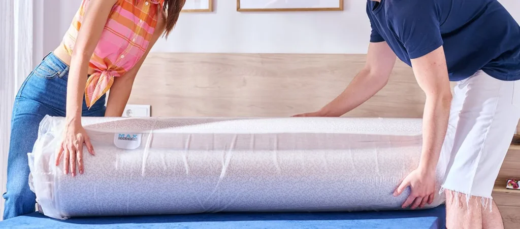 Can rolled-up mattresses be rolled up again?
